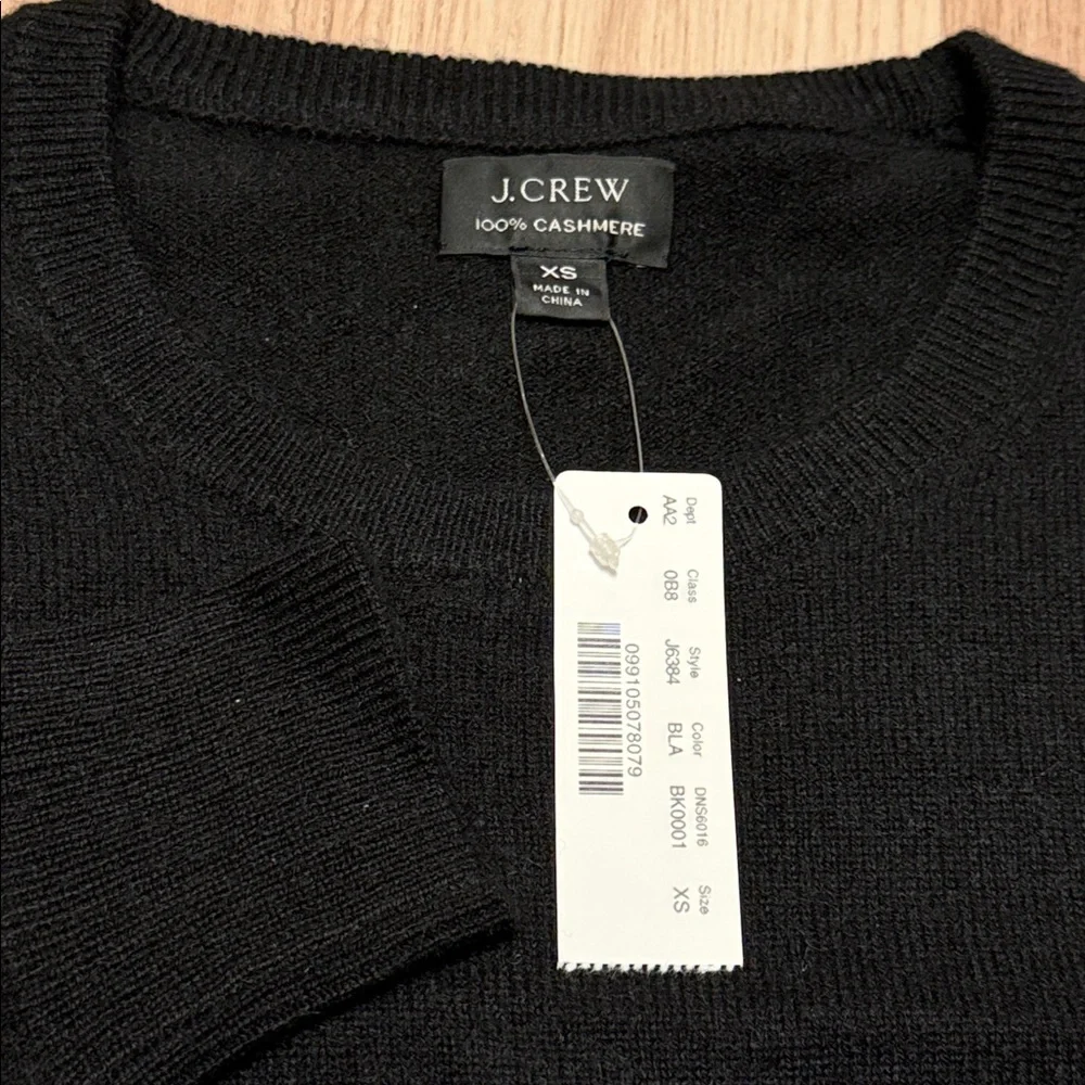 J. Crew Men’s Black Crewneck Sweater